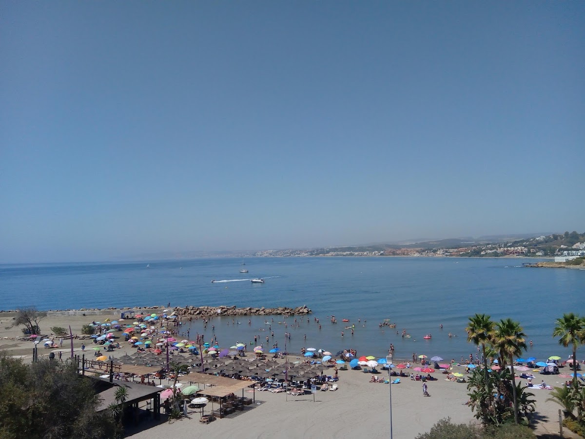 Sheltered bay of Playa del Cristo