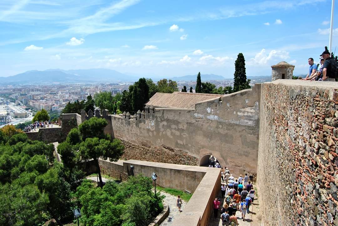Panoramic view from Castillo de Gibralfaro